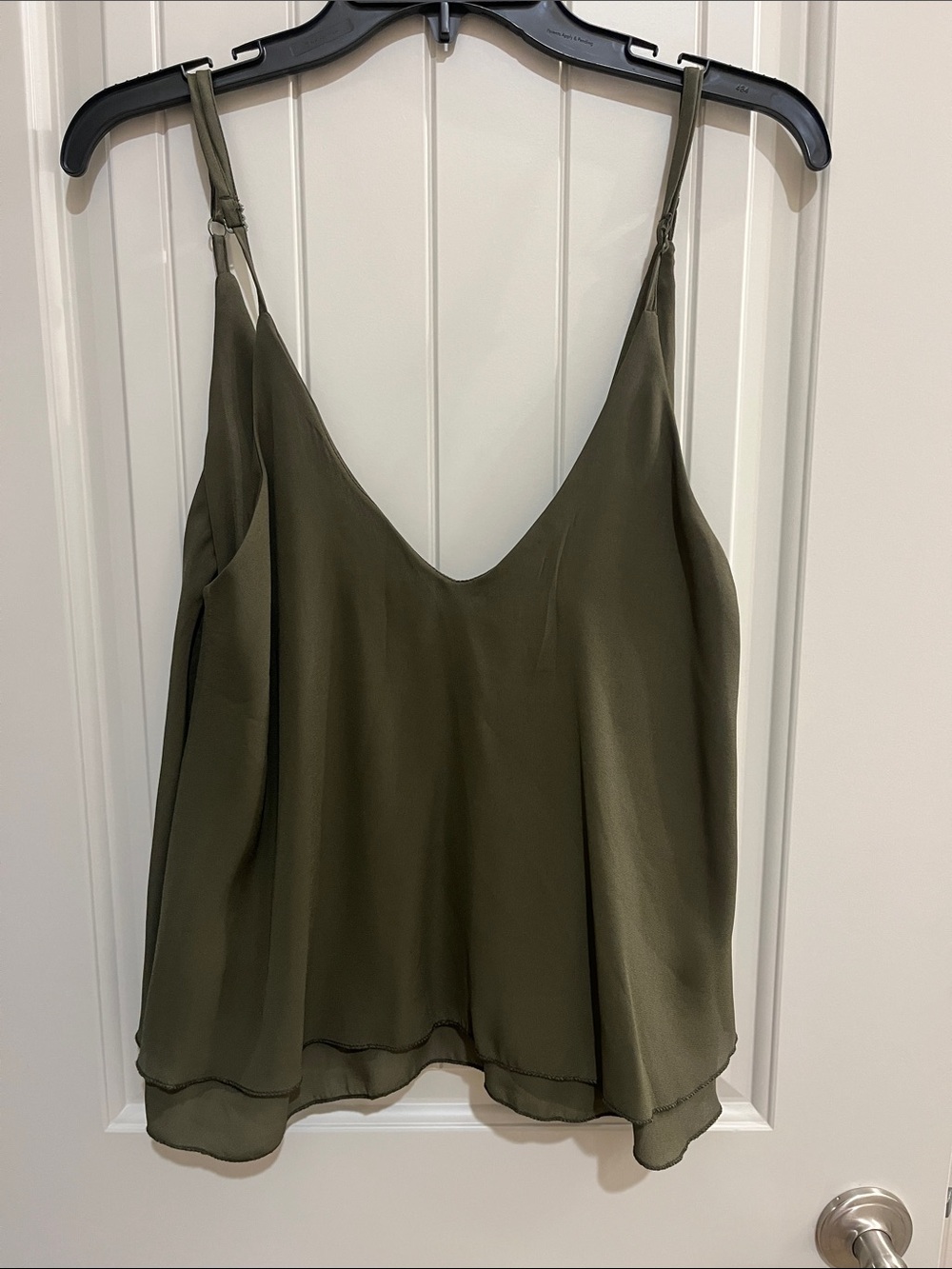 Tobi Olive Double-Layer V-Neck Camisole